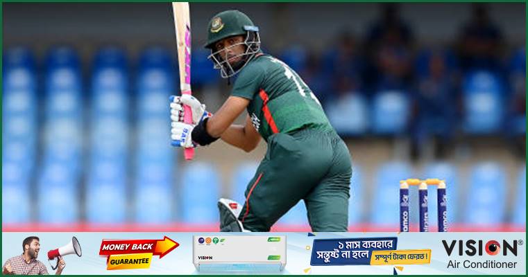 রান তাড়ায় জিশানের ব্যাটে বাংলাদেশের শুভসূচনা